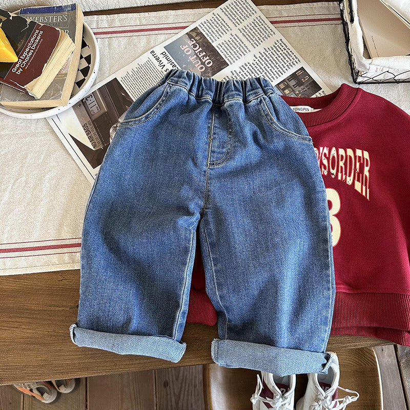 Jeans For Children In Spring Wear