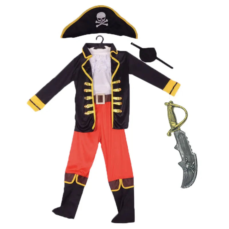 Halloween Costumes for Boy Boys Kids Children Pirate Costume Fantasia Infantil Cosplay Clothing