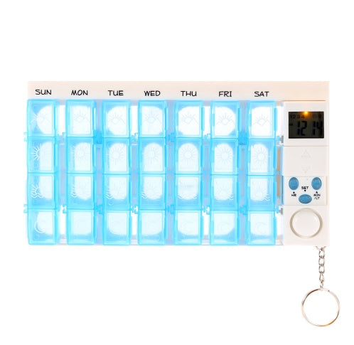 7 days 28 grid intelligent electronic timing kit portable travel