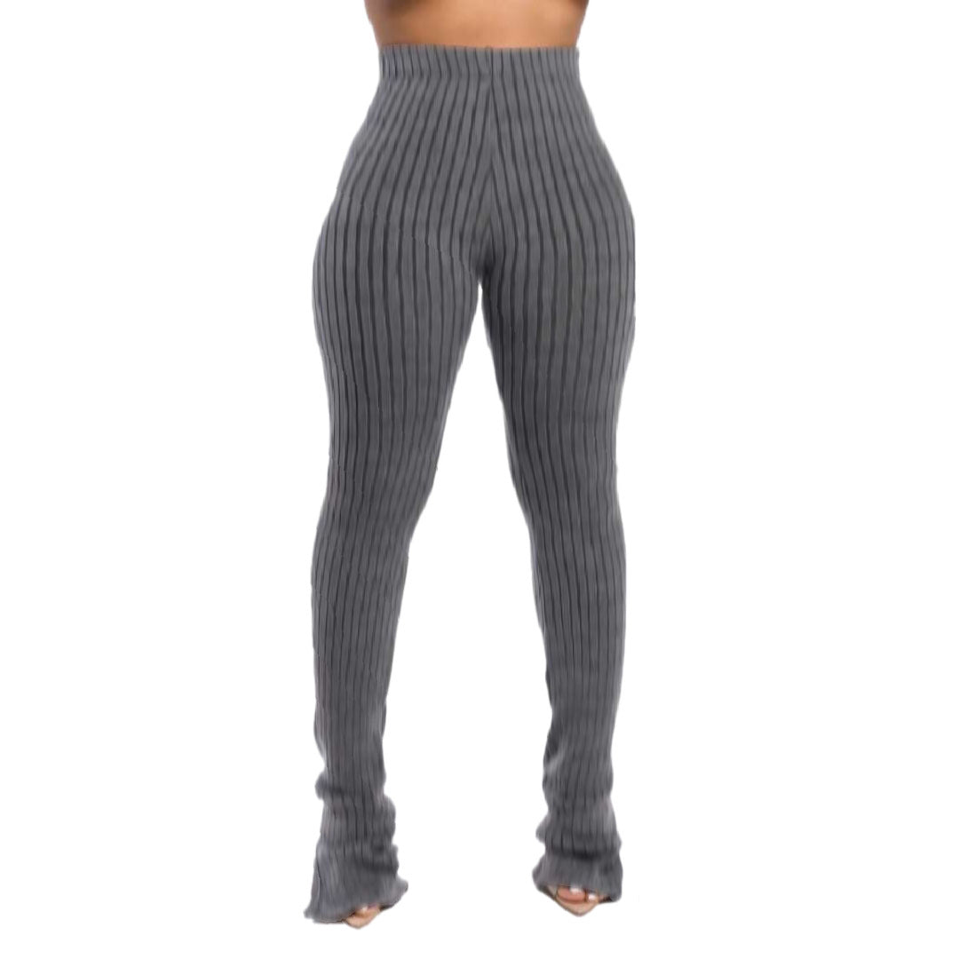 HAOYUAN Sexy Knitted Stacked Leggings - Smith&