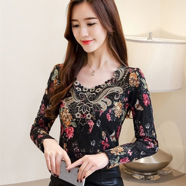 New Autumn And Winter Small Shirt Thickened Bottoming Shirt