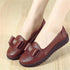 Peas Shoes Women Fashion Flat Soft Leather Grandma Shoes Women - Smith&