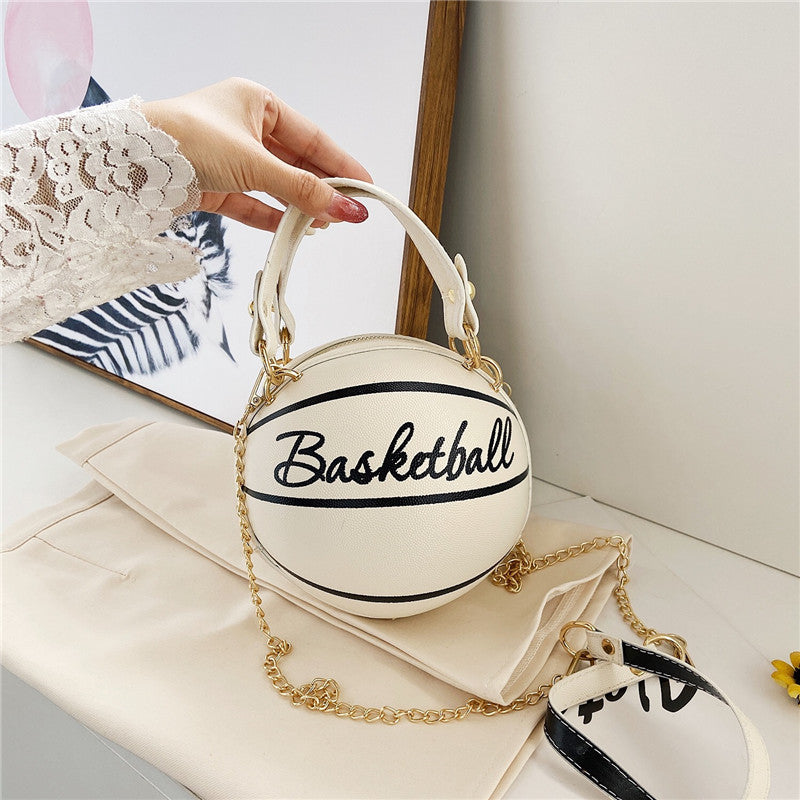 Basketball / Football Chain Crossbody Round Ball Bag