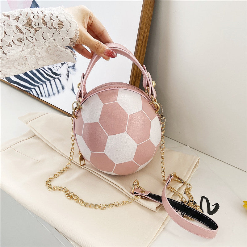 Basketball / Football Chain Crossbody Round Ball Bag