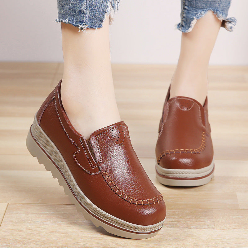 Casual Shoes Women Leather Shoes - Smith&