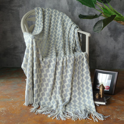 Knitted Wool Blanket Cashmere Blanket