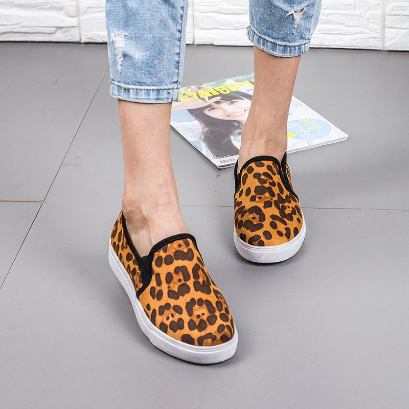 Women Leopard Canvas Shoes - Smith&