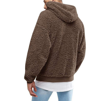 Autumn Fluffy Fleece Hooded Winter Sweatshirts