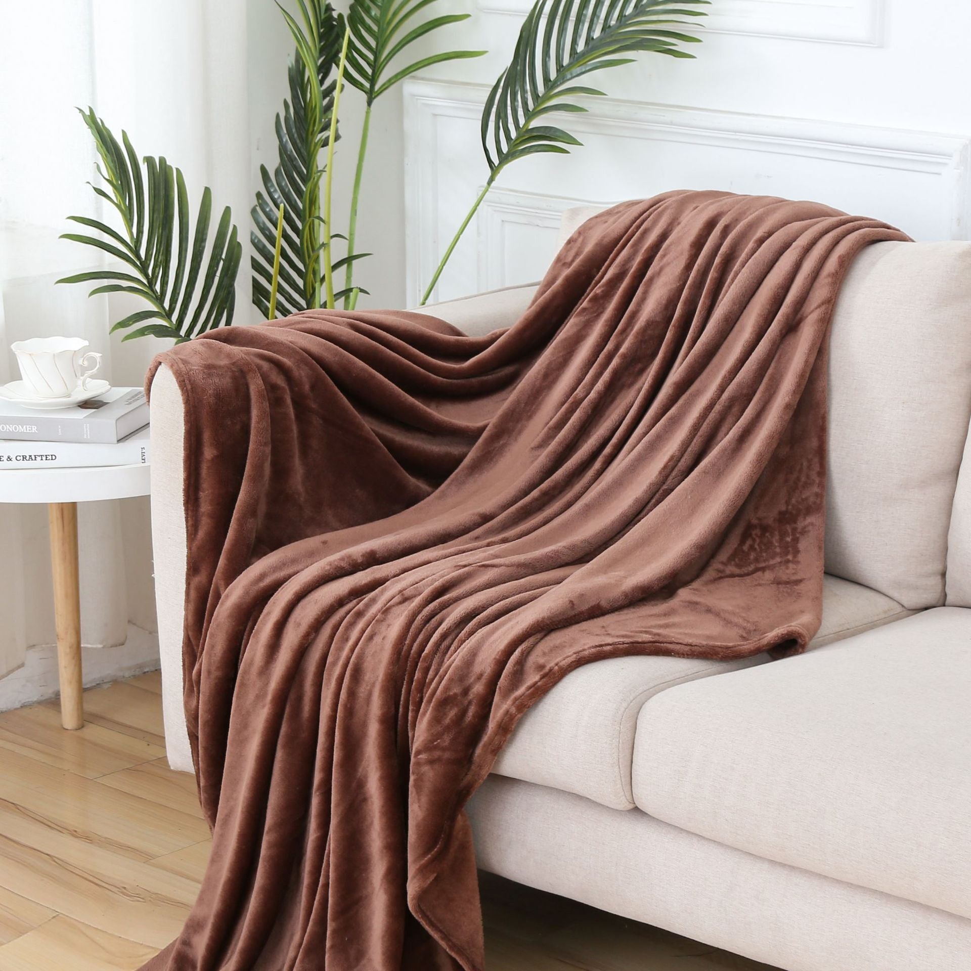 Solid Color Blanket Flannel Blanket