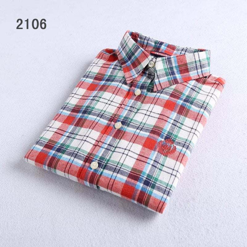 Direct manufacturers sanding Plaid Shirt Flannel Plaid shirts ladies shirt shirt color thick sanding