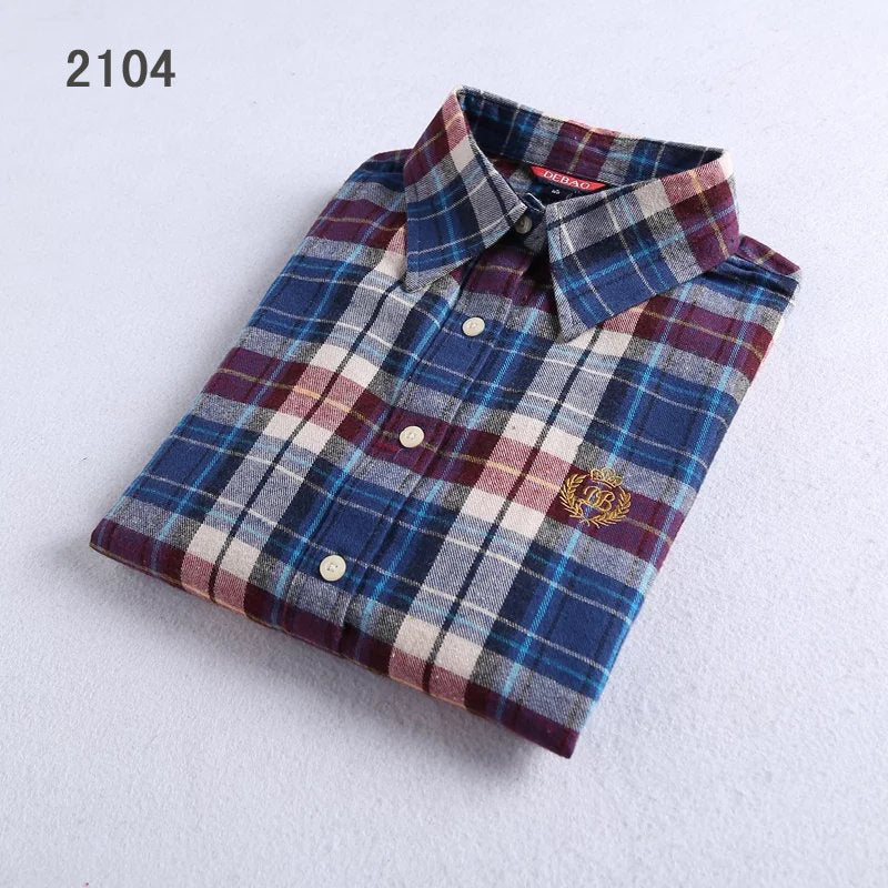 Direct manufacturers sanding Plaid Shirt Flannel Plaid shirts ladies shirt shirt color thick sanding