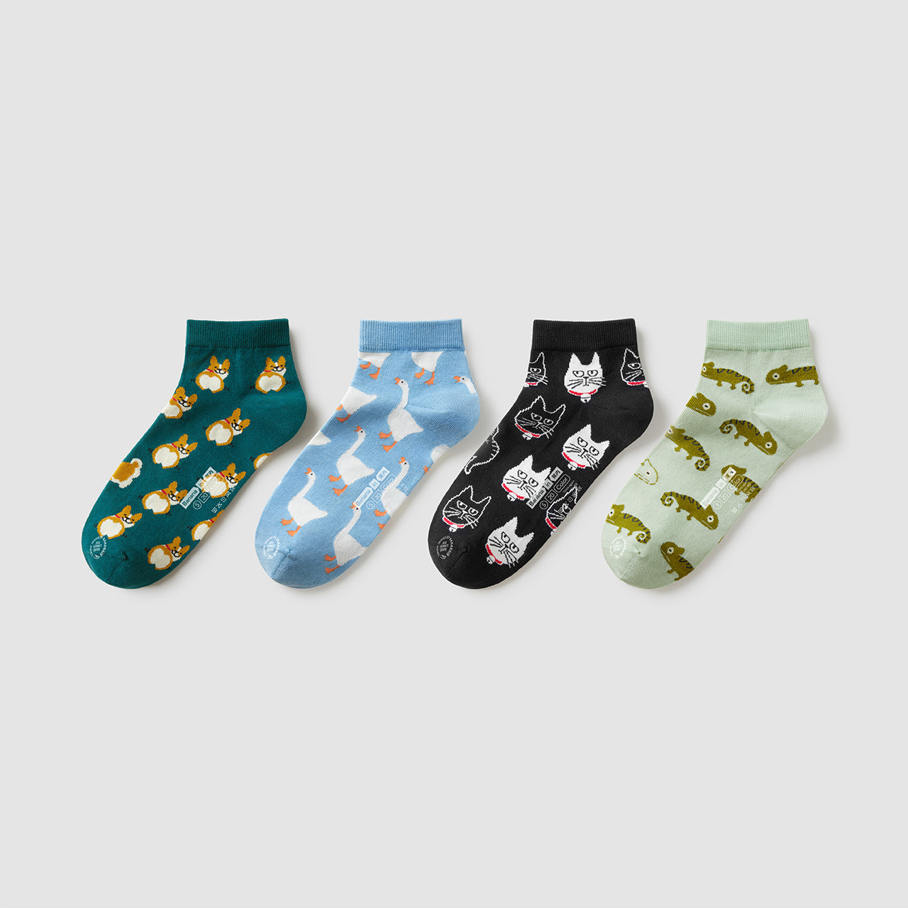 Sports Short Cotton Cat And Dog Short Socks