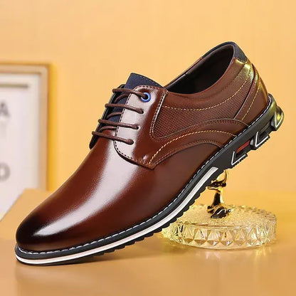 Retro Men Shoes Business Brand Leather Shoes - Smith&