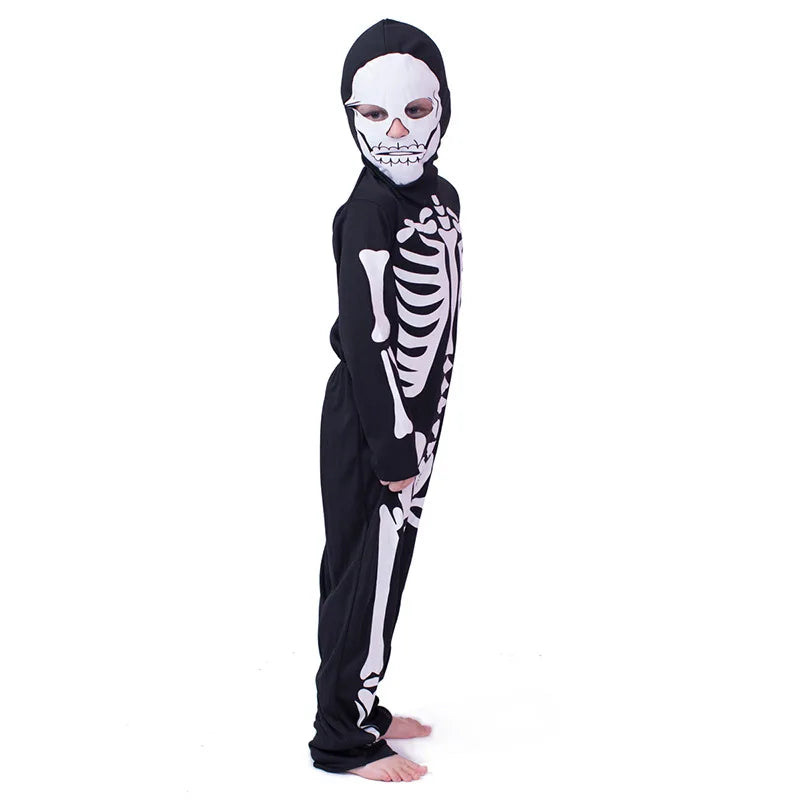 Halloween Children Costumes Cos Masquerade Costumes for Men and Women Skull Skeleton Ghost Clothes Horror Clothes Costumes