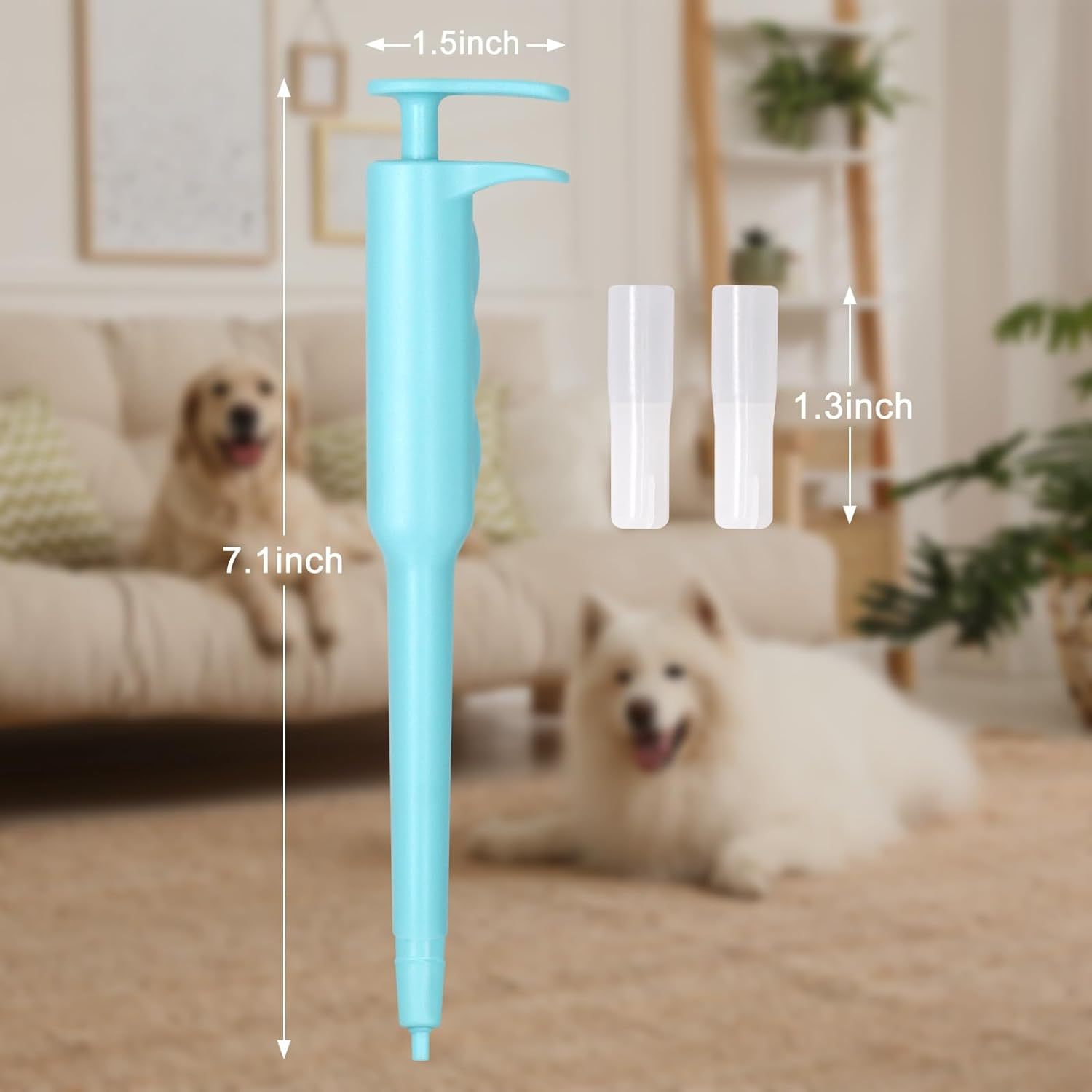 Pet Pill Dispenser Pet Piller Gun With Soft Tip And Pill Feeder For Cats, Dogs, And Small Animals - Perfect For Medication And Treats