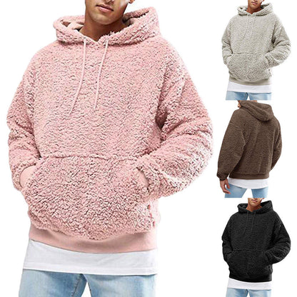 Autumn Fluffy Fleece Hooded Winter Sweatshirts