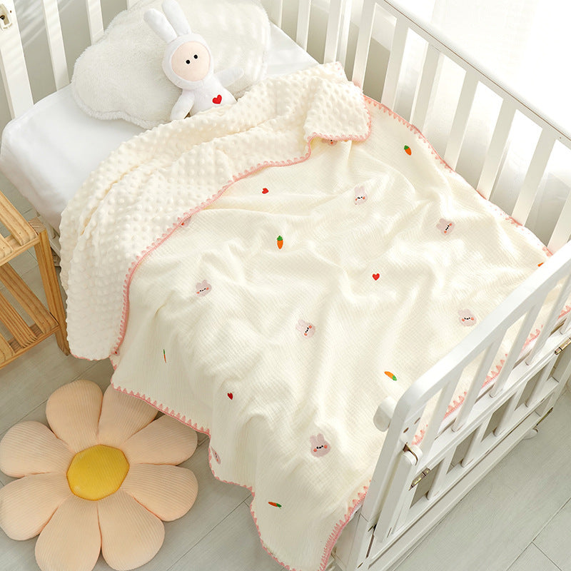 Doudou Blanket Baby Blanket Crepe Newborn Soothing Blanket