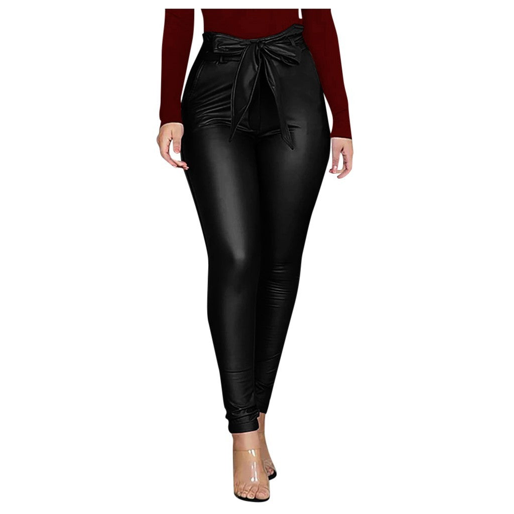 Tight pu leather leggings - Smith&