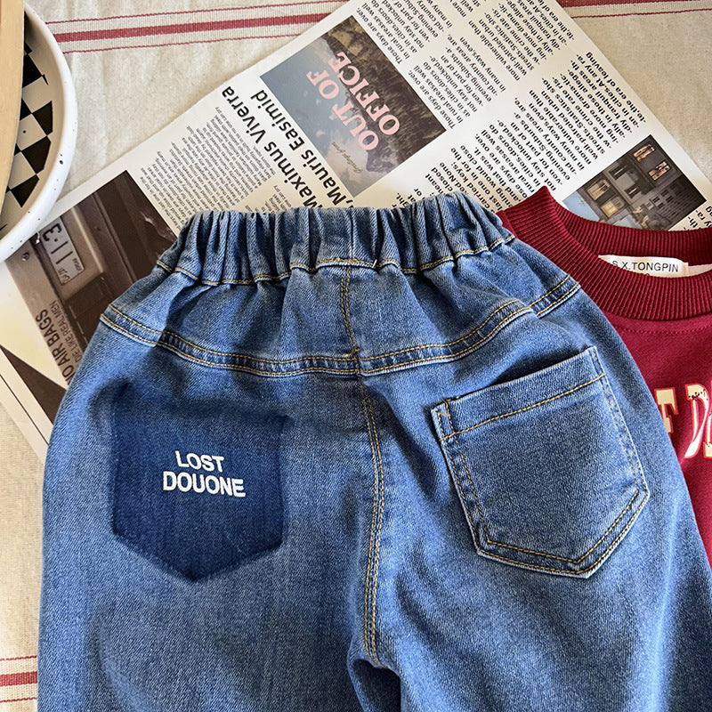 Jeans For Children In Spring Wear