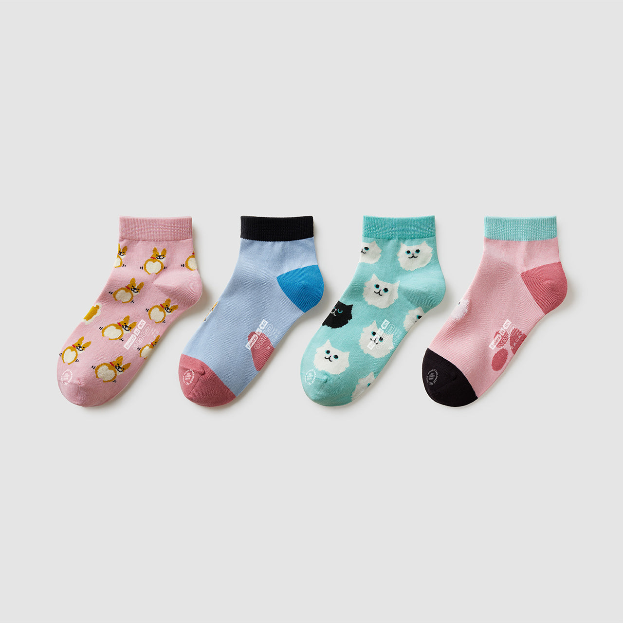 Sports Short Cotton Cat And Dog Short Socks