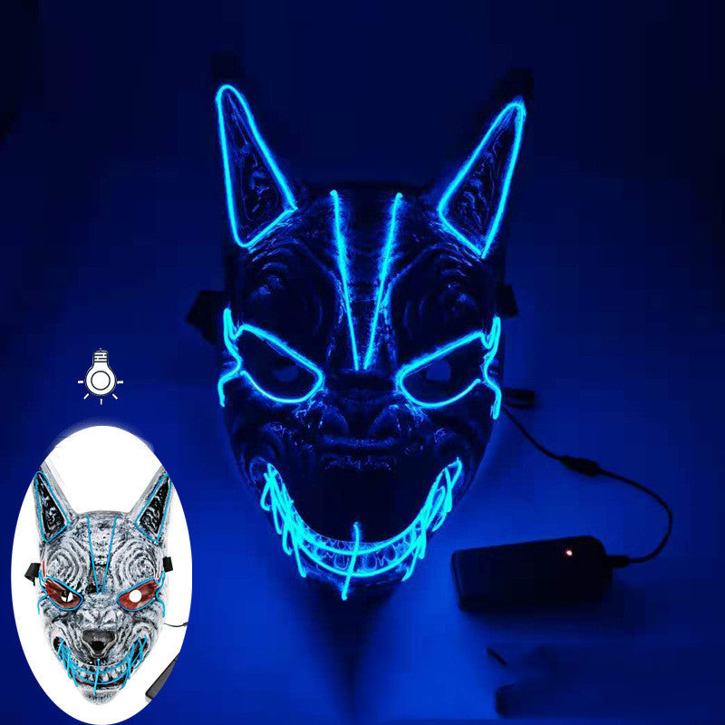 New Halloween LED Streamer Full Face Masks For Men And Women