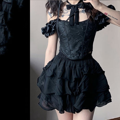 Jacquard Fishbone Short Corset Shows High Who Wears Thin Dark Sweet Cool Wind Coat