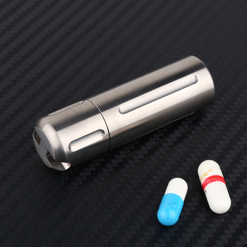 Titanium Sealed Compartment For On-the-go Medication