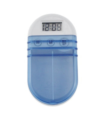 Upgrade Intelligent Medication Reminders Portable Alarm Timer Pill Box Electronic Timing Pill Case Medicine Holder Organizer