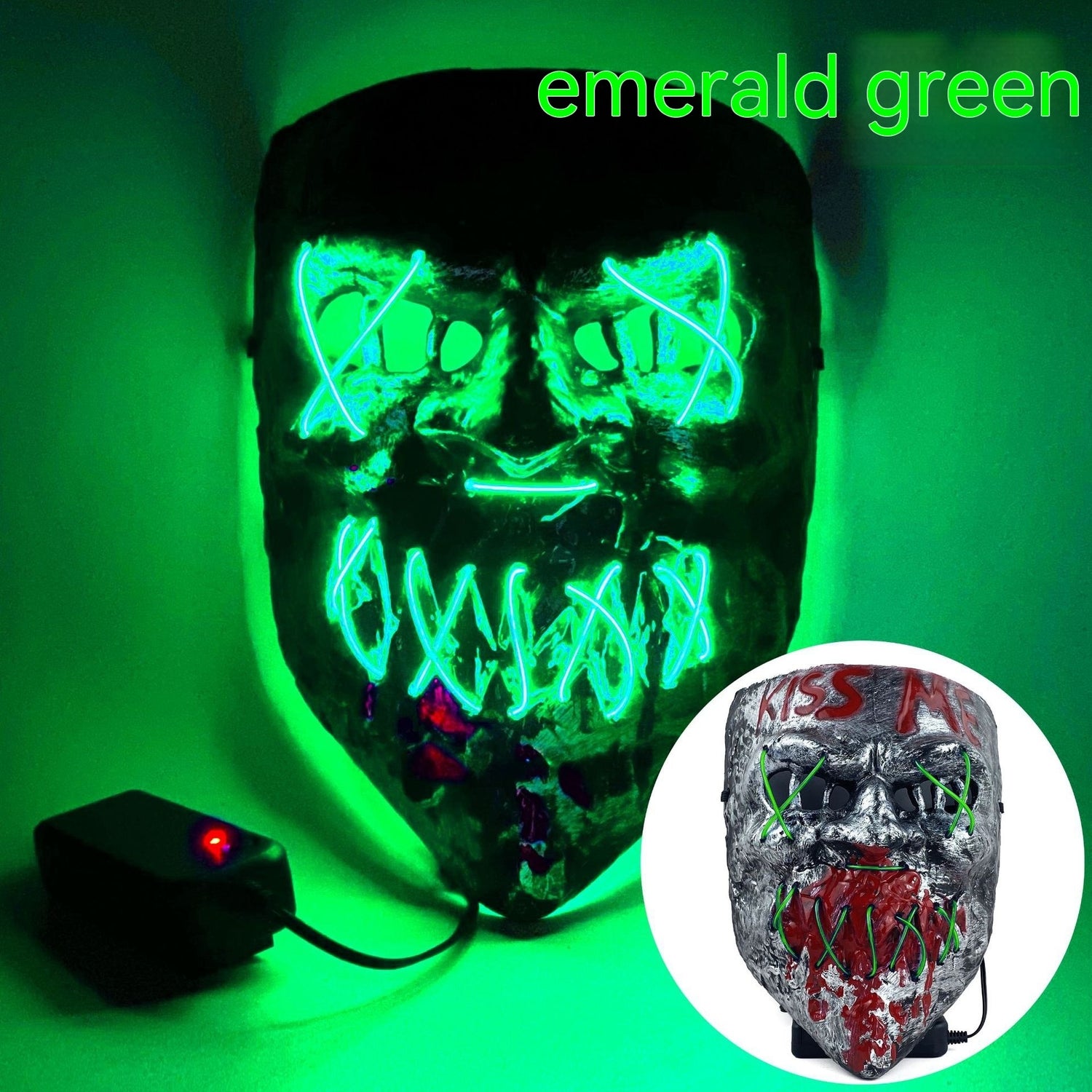 Cold LED Mask Halloween Horror Prop