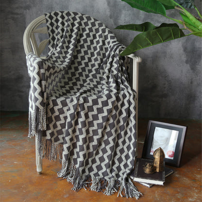 Knitted Wool Blanket Cashmere Blanket