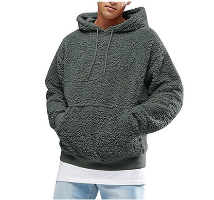 Autumn Fluffy Fleece Hooded Winter Sweatshirts