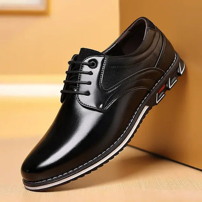 Retro Men Shoes Business Brand Leather Shoes - Smith&