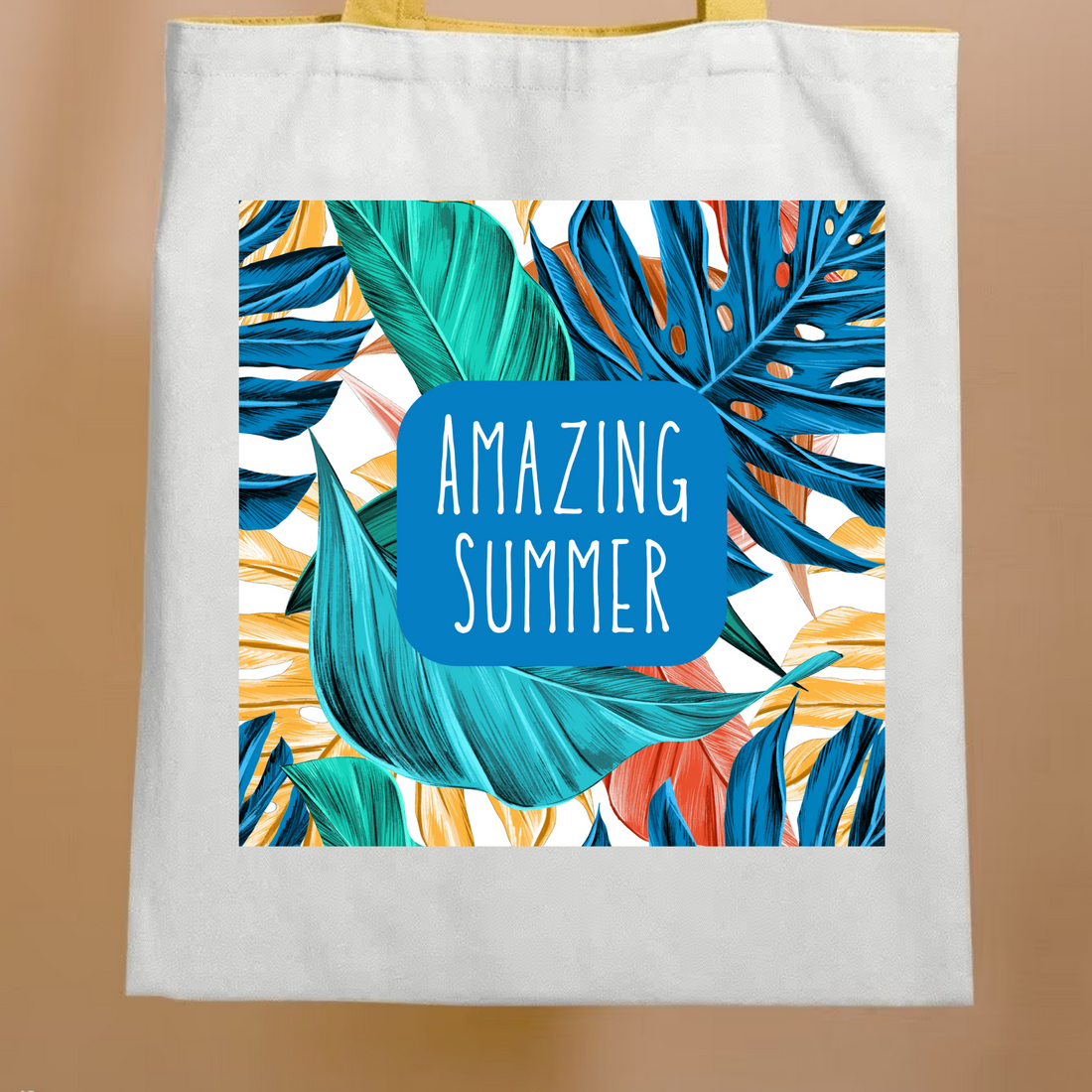 Tropical Leaves Beach Summer Tote - Smith&