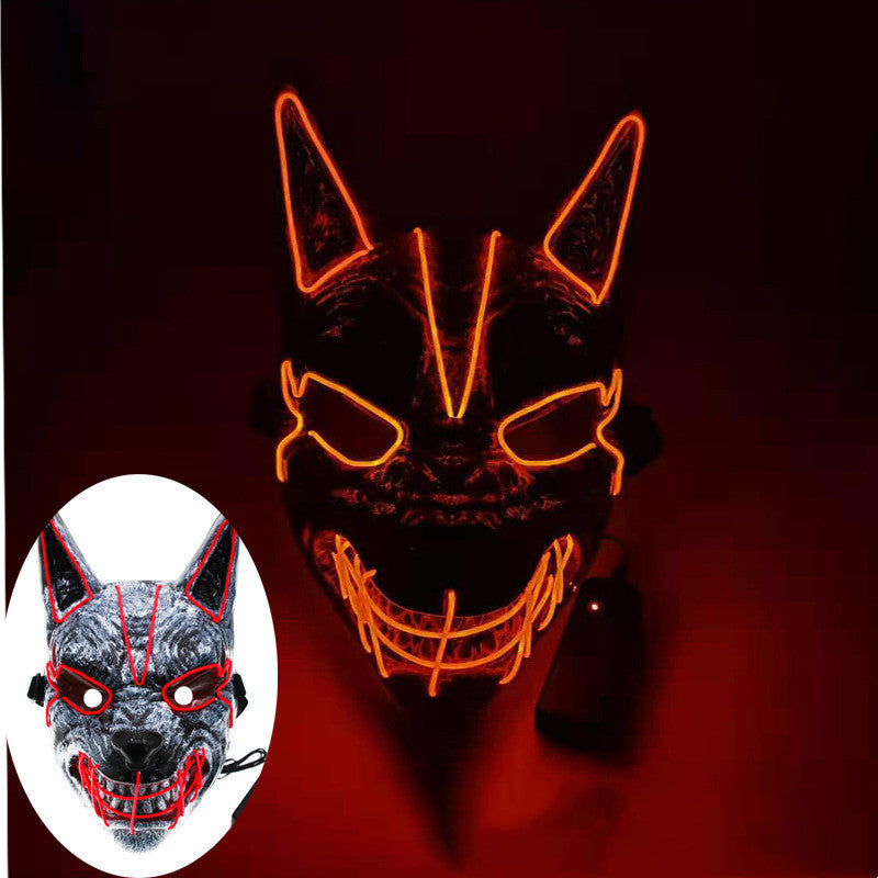 New Halloween LED Streamer Full Face Masks For Men And Women