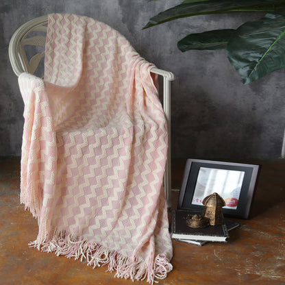 Knitted Wool Blanket Cashmere Blanket