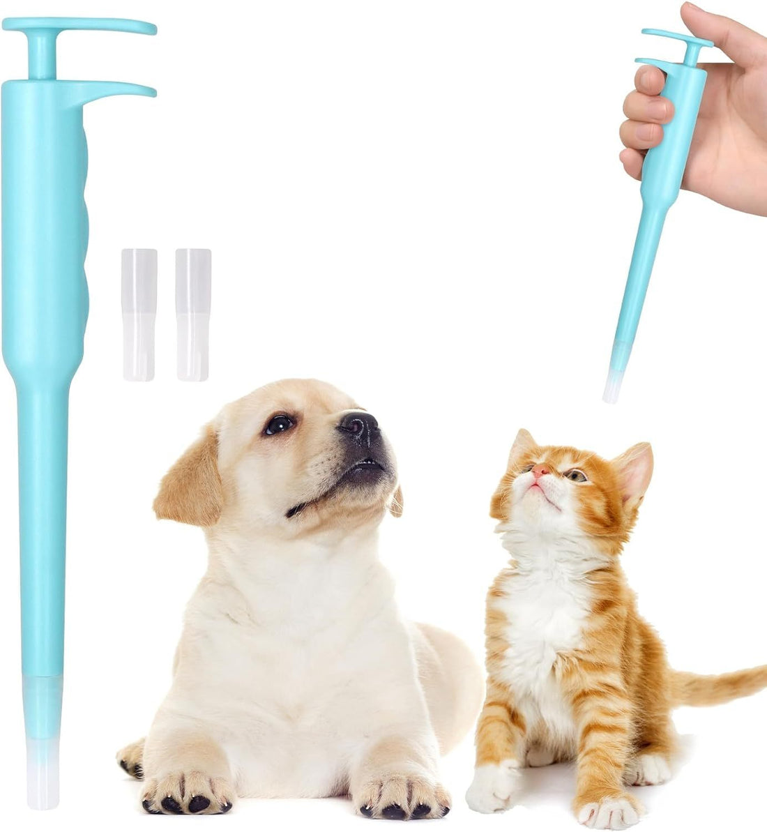 Pet Pill Dispenser Pet Piller Gun With Soft Tip And Pill Feeder For Cats, Dogs, And Small Animals - Perfect For Medication And Treats