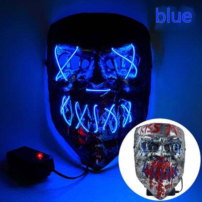 Cold LED Mask Halloween Horror Prop