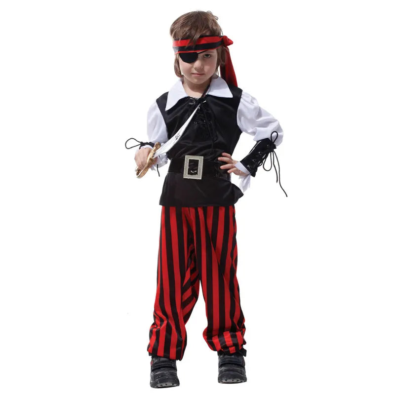 Halloween Costumes for Boy Boys Kids Children Pirate Costume Fantasia Infantil Cosplay Clothing