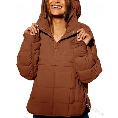 Warm Hoodie Down Jacket Women