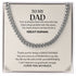 To My Dad | I Love You So Much - Cuban Link Chain - Smith&