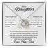 To My Daughter | Never Forget That I Love You - Love Knot Necklace - Smith&