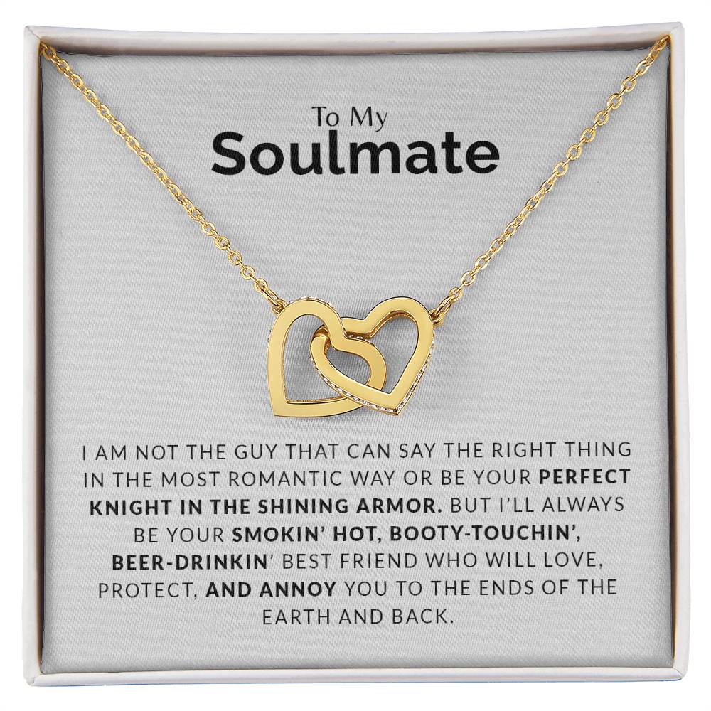 To My Soulmate | Interlocking Hearts necklace - Smith&