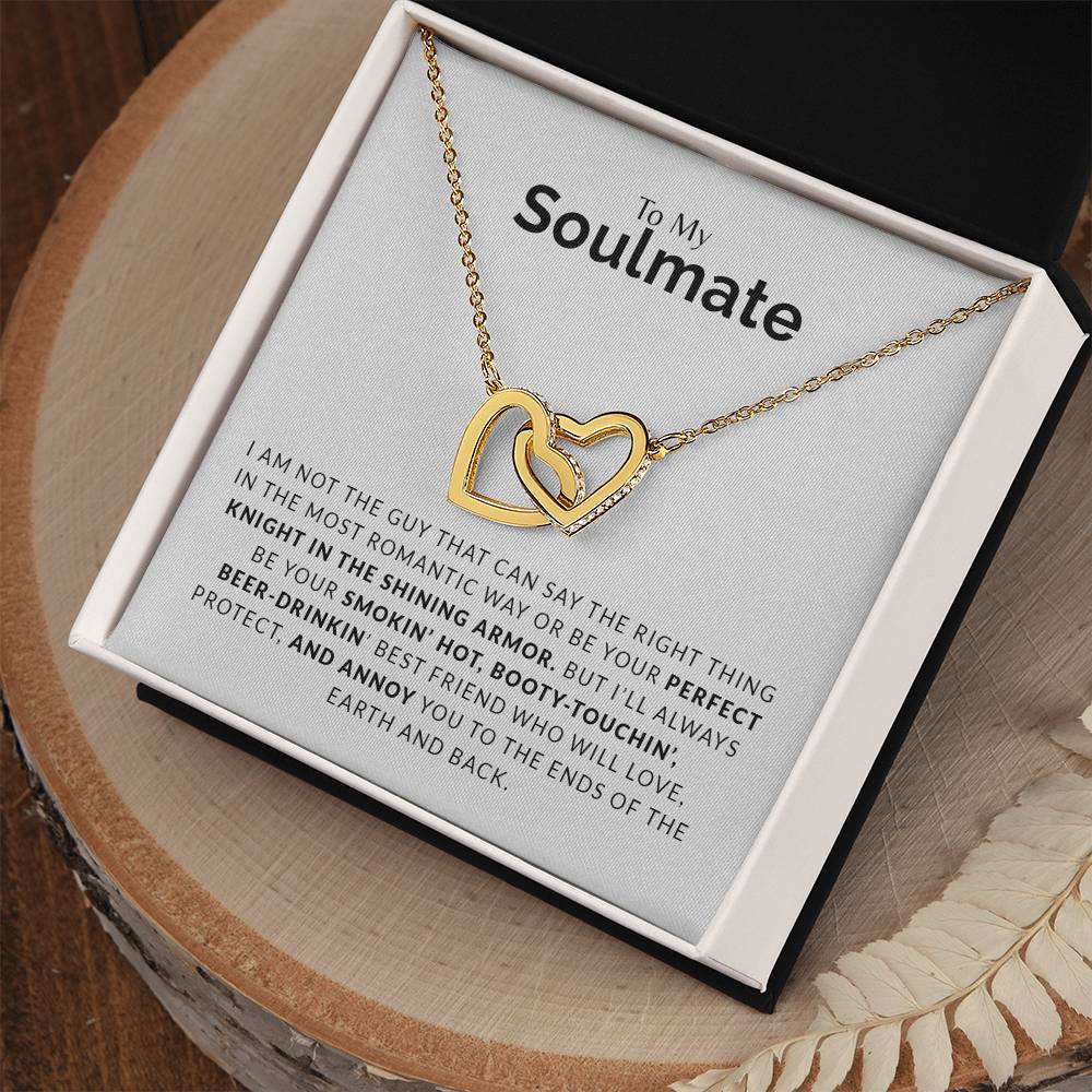 To My Soulmate | Interlocking Hearts necklace - Smith&