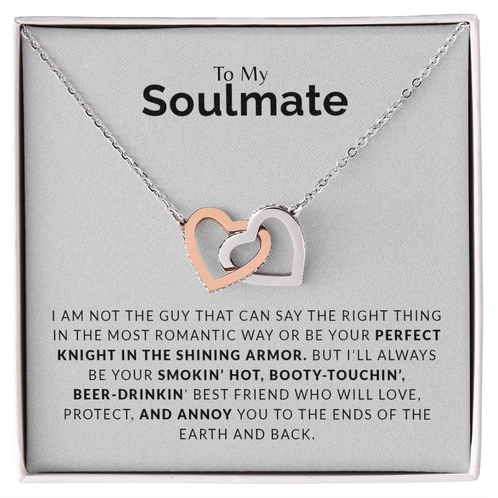 To My Soulmate | Interlocking Hearts necklace - Smith&