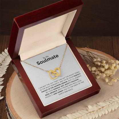 To My Soulmate | Interlocking Hearts necklace - Smith&