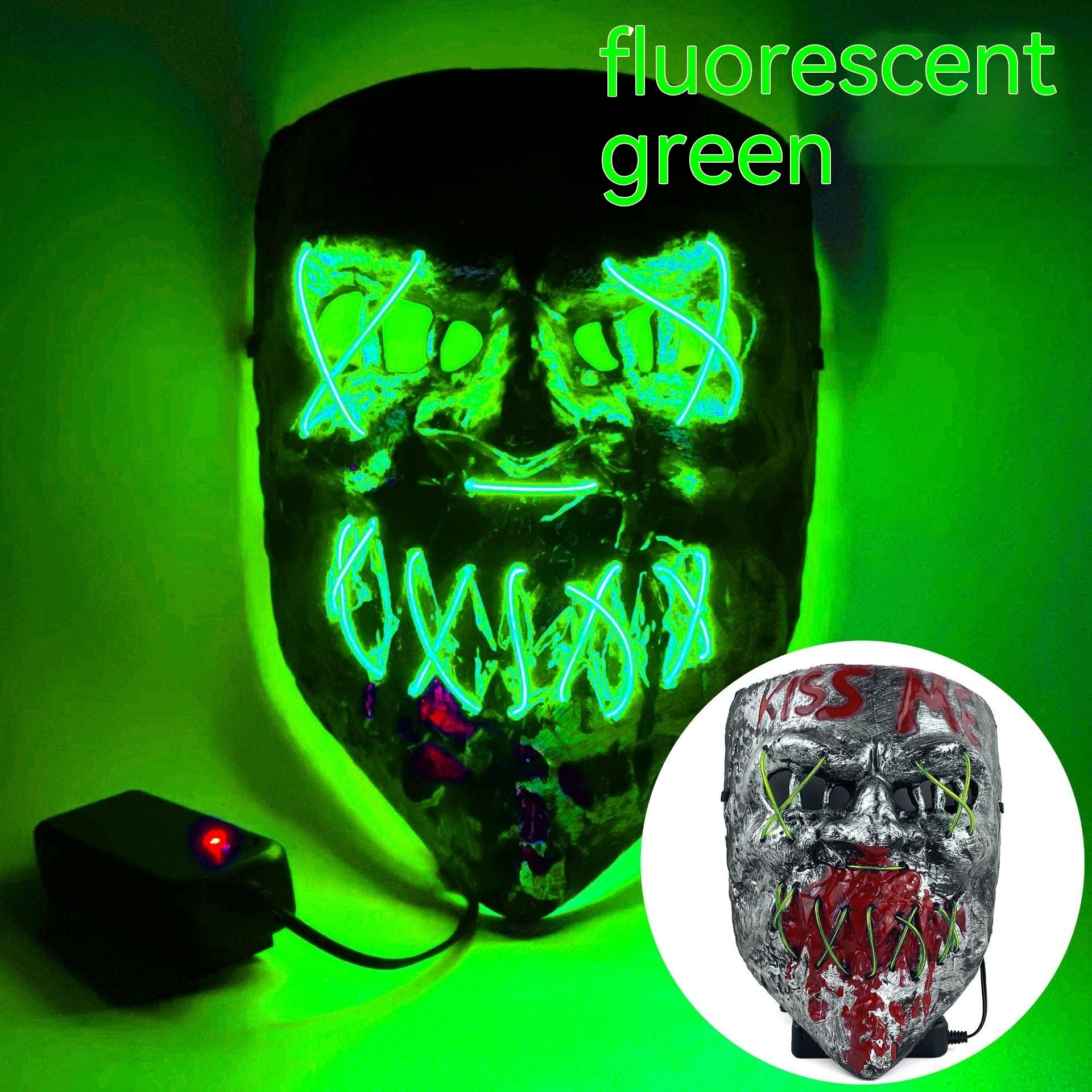 Cold LED Mask Halloween Horror Prop