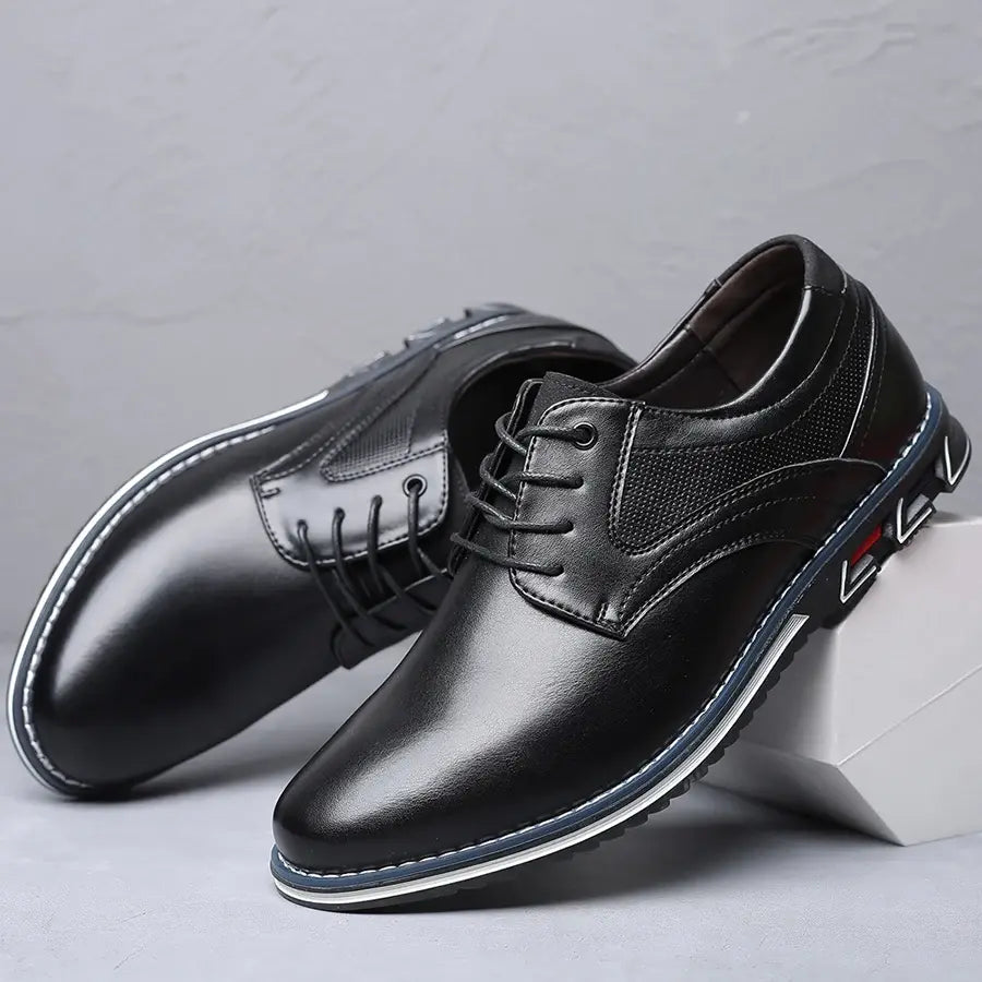 Retro Men Shoes Business Brand Leather Shoes - Smith&