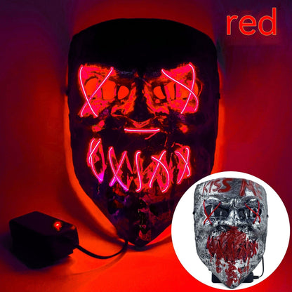 Cold LED Mask Halloween Horror Prop