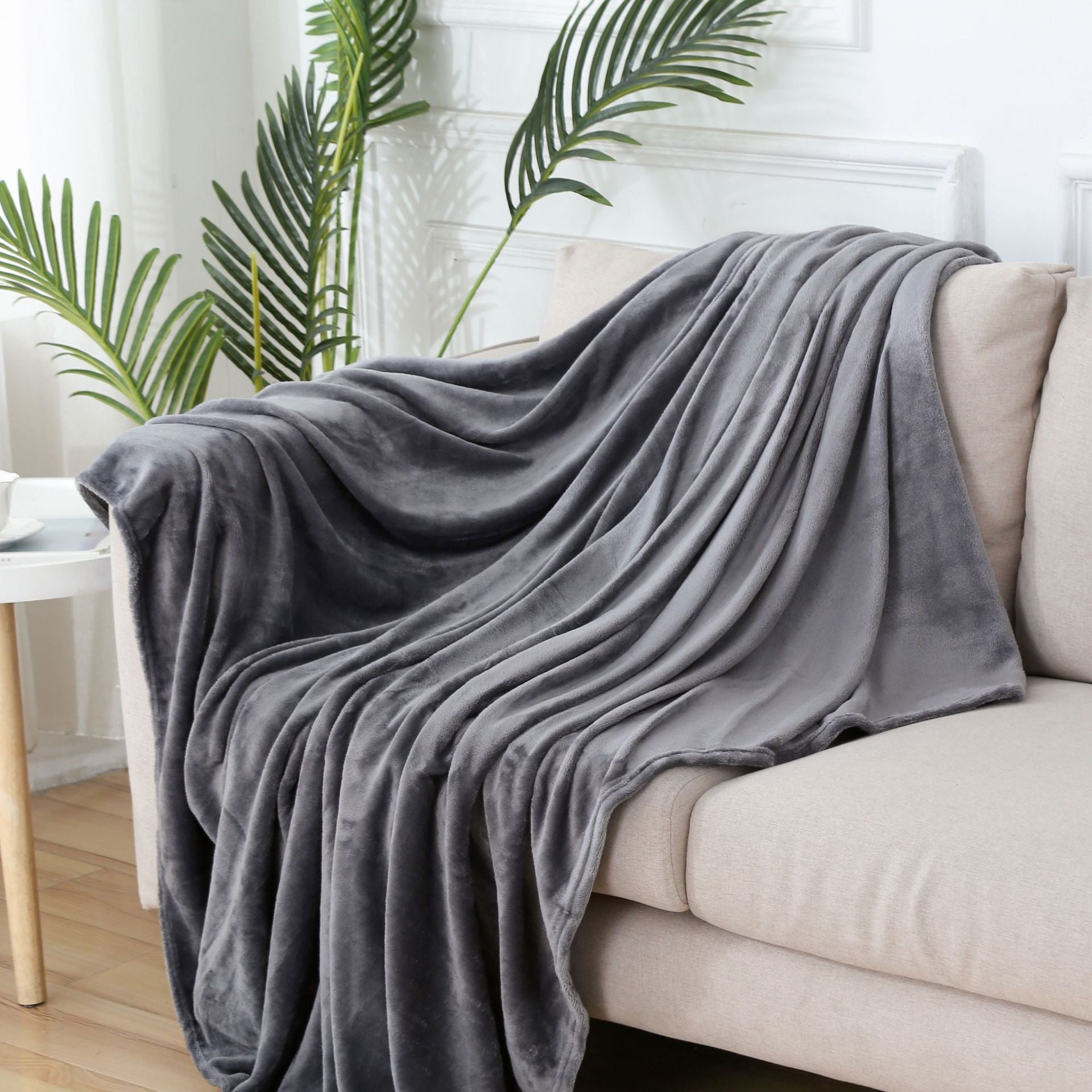 Solid Color Blanket Flannel Blanket