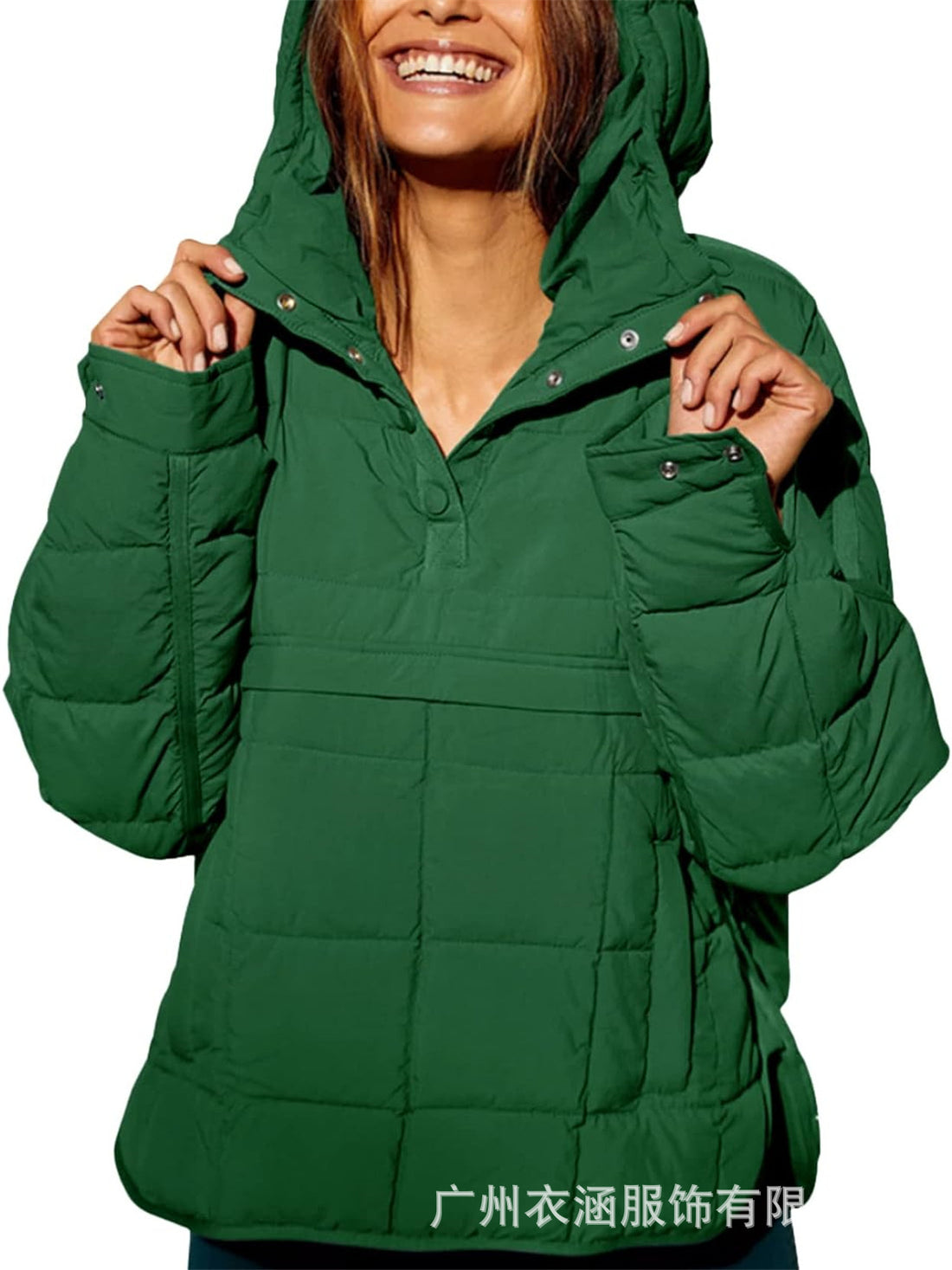 Warm Hoodie Down Jacket Women